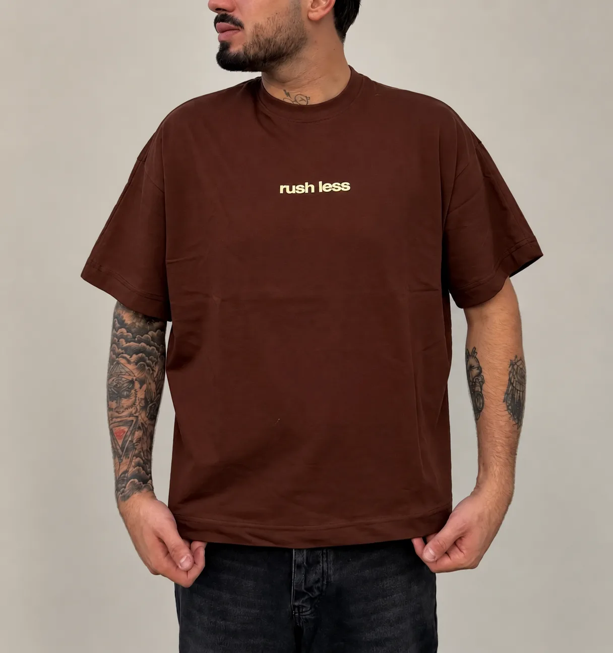 Oversize Baskılı Tişört
