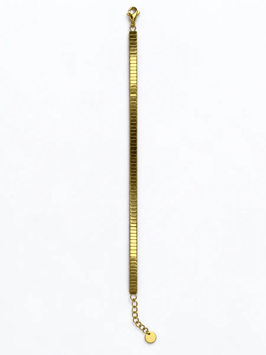 Desenli Gold Bileklik