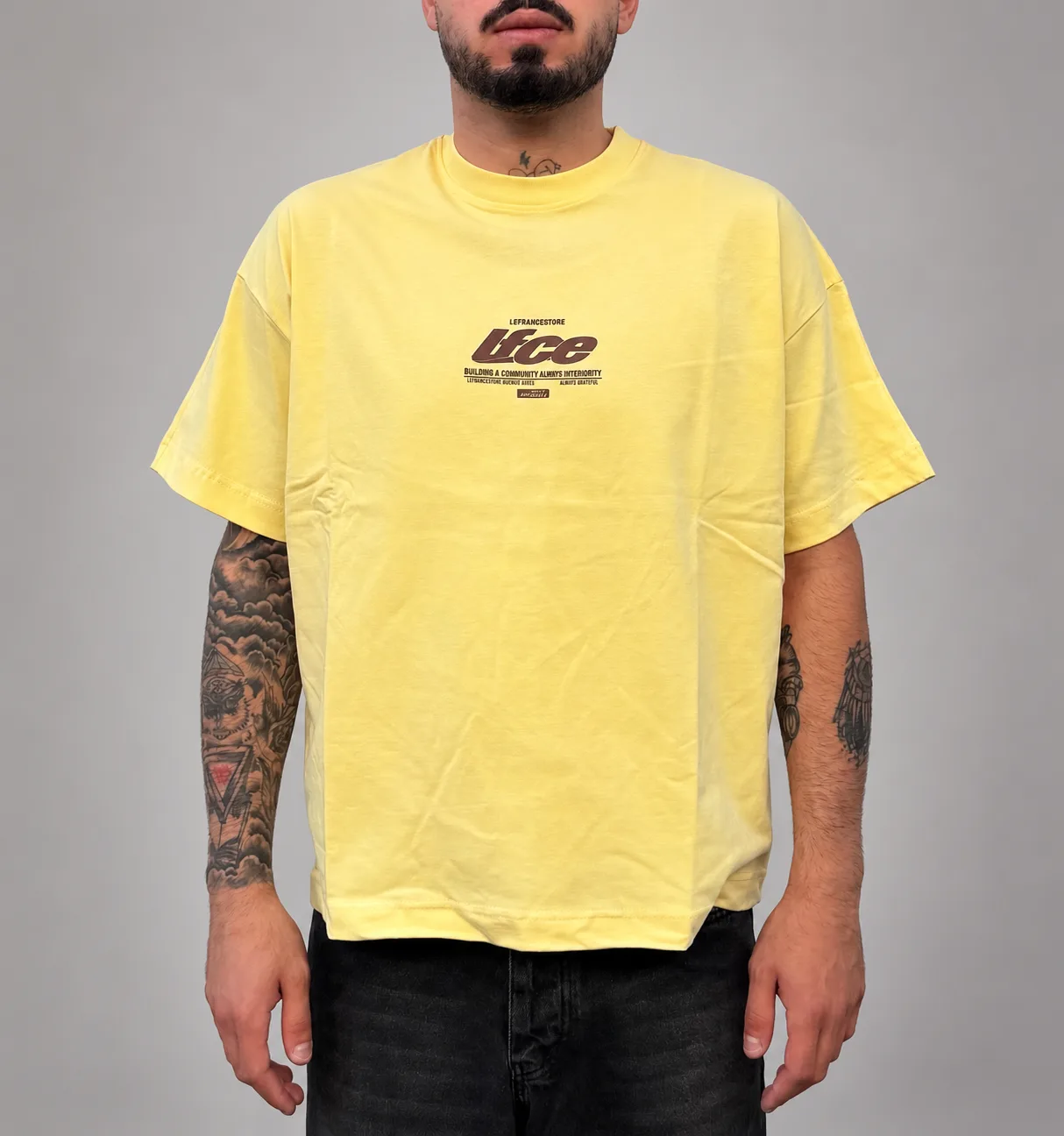 Oversize Baskılı Tişört